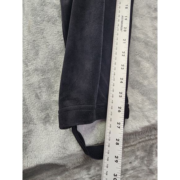 Vintage SK & Company Velvet Velour Sequin Beaded Jumpsuit Size 2X Black Bow - Picture 12 of 13